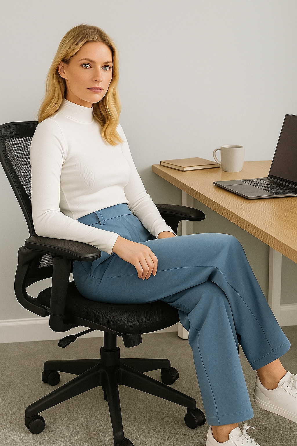 Allura Flex: High Waisted Work Pants