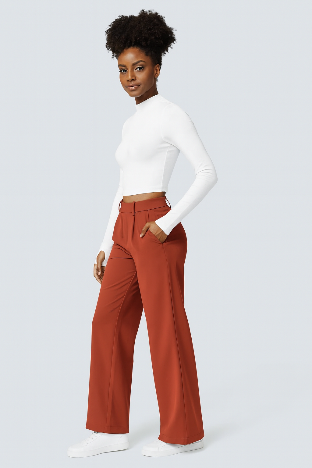 Allura Flex: High Waisted Work Pants